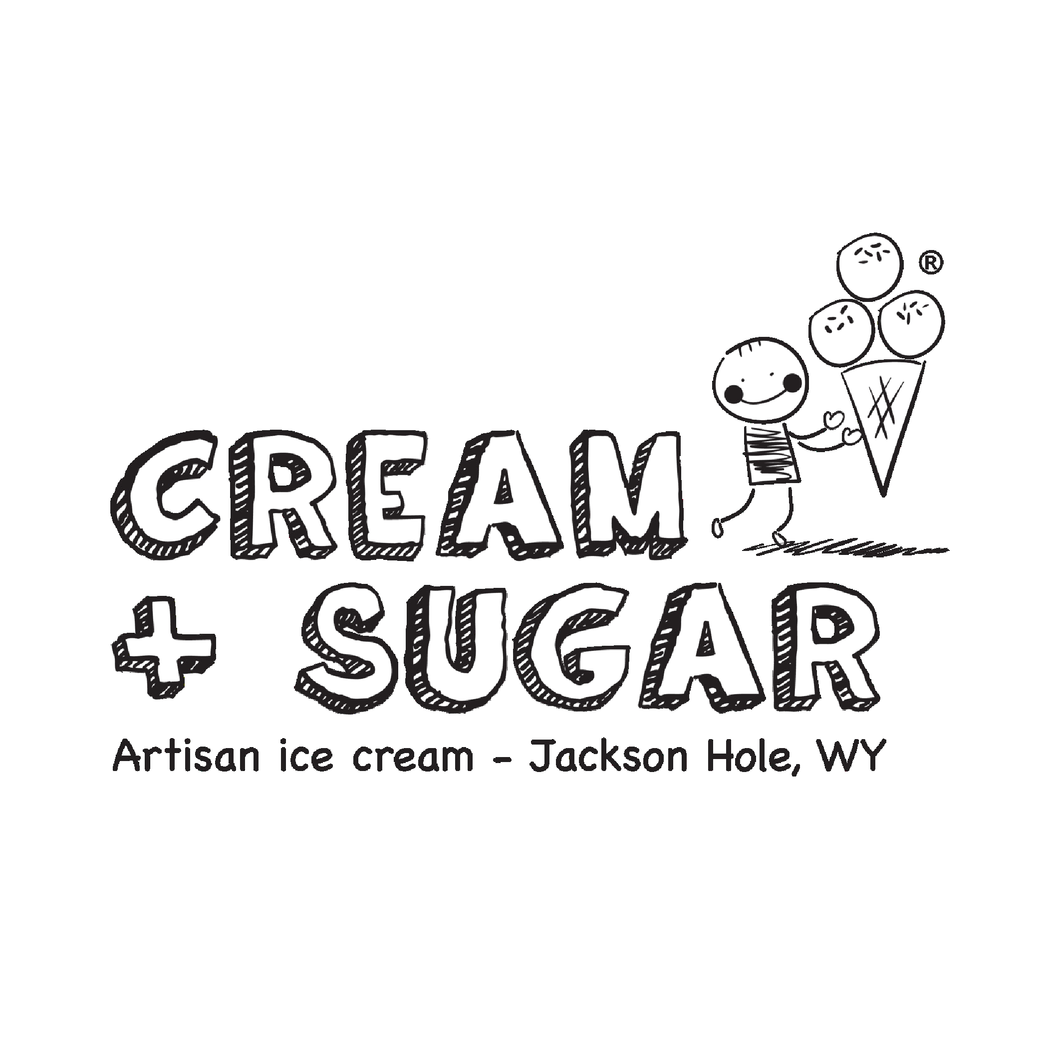 Logo for Cream & Sugar Scoop Shop